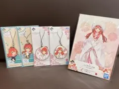 【五等分の花嫁】中野五月 ラバーストラップ まとめ売り イラストボード付き