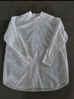 無印良品　ノーカラーシャツ　レディース　S