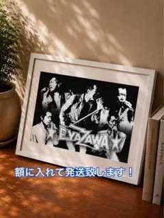 矢沢永吉 武道館 1977 ライブ E.YAZAWA 限定！貴重な額付きポスター