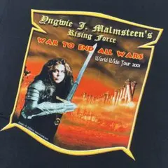 YNGWIE MALMSTEEN 01年ワールドツアーTシャツ - メルカリ