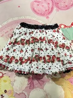最終値下げ メゾピアノ♡イチゴスカート