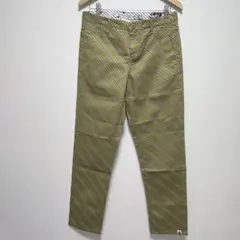 希少激レア　未使用に近い★A BATHING APE ストライプチノパン Sのサムネイル