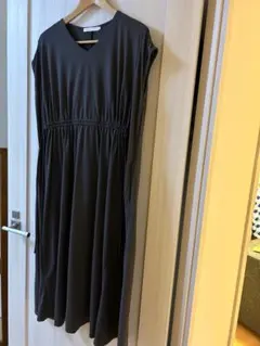 AMERICAN HOLIC ノースリーブカットソーワンピース ダークグレー M