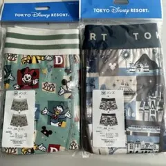 ミッキーマウス メンズトランクス Mサイズ 2枚セット