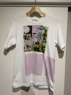 【希少】コムデギャルソン　バスキア コラボ Tシャツ Mサイズ 白のサムネイル