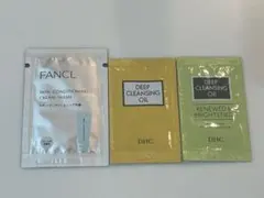 【匿名配送】　ファンケル　DHC　クレンジング　洗顔　オイル　クリーム　サンプル
