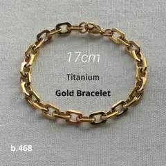 b.468 チェーンブレスレット ゴールド 極太 18KGP ユニセックス
