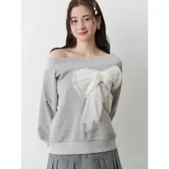 CALNAMUR カルナムールRIBBON SWEAT/２WAYリボンスウェットのサムネイル