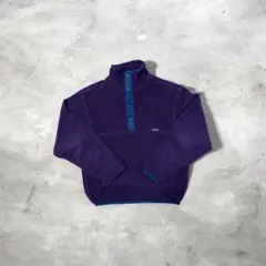 80s USA製 Woolrich スナップT フリース