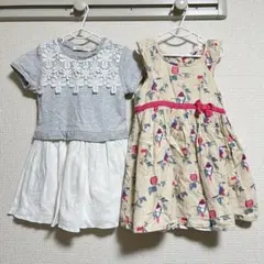miamail JohnLewis ワンピース　90cm 2点　まとめ売りのサムネイル