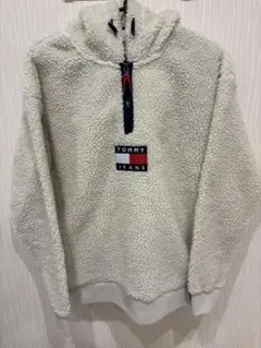 TOMMY JEANS フリースジャケット クリーム