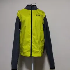 T*B様 美品 Srixon メンズ ゴルフ 異素材ニット イエロー/グレー　L