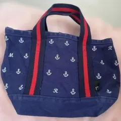 ROOTOTE トートバッグ ネイビー アンカー柄のサムネイル