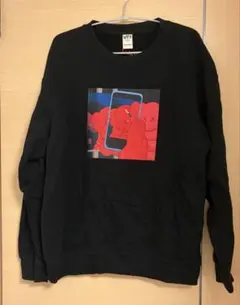 C*x様 UNIQLO KAWS + WARHOL スウェットトレーナー黒　Mサ