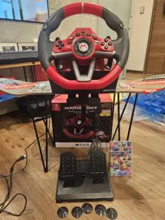 マリオカートレーシングホイールDX　マリオカート8デラックスソフトセット