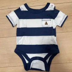 baby GAP ストライプロンパース 0-3ヶ月 新生児