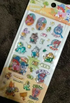ズートピア　立体シール　うるちゅるポップシール風