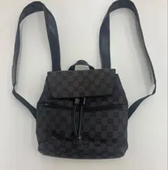 Gucci GGパターン ブラックリュック