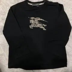 Burberry London バーバリー　黒カットソー　ロンT 100cmのサムネイル