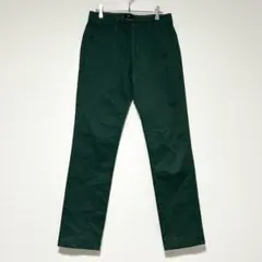 n1135【アズールバイマウジー】チノパン スキニー カラーパンツ モスグリーン