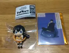 ハイキュー!!　影山飛雄　こんにち輪！フィギュアマスコットとカードのセット