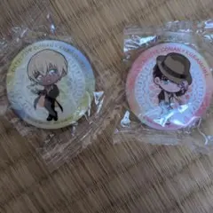 名探偵コナン くら寿司 コラボ 缶バッジ 2個セット