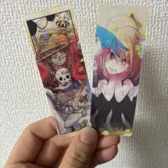 ワンピース推しの子キャラクター ブックマーク2枚セット
