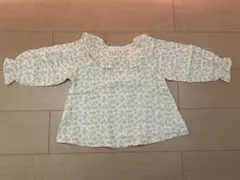 しまむら購入⭐︎フリル付き花柄長袖カットソー 100cm