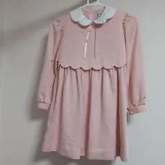 ピンク 　ワンピース　フォーマルドレス　 取り外しリボン付き