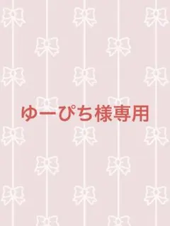 ゆーぴち様専用‼️他の方はご購入出来ません‼️