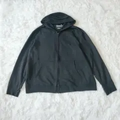 ヘインズ パーカー ジップアップ 無地 XXL 黒 ビッグサイズ ゆるダボのサムネイル