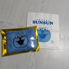 新品　パペットスンスンフェイスポーチ　チョコレート　バレンタイン　スンスン