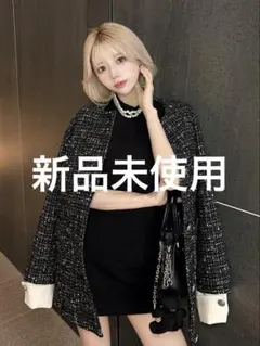 Darich カフスデザインオーバーツイードジャケット