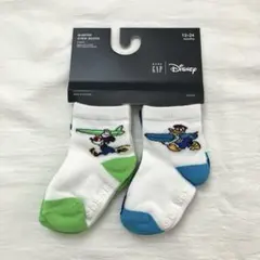 新品タグ付き　GAP ディズニー 12〜14㎝　4足セット