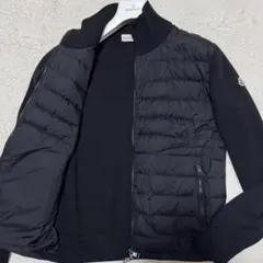 【美品/人気モデル】MONCLER メンズ　ハイブリッドダウン　黒　L 正規品