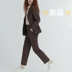 ユニクロ リラックステーラードジャケット スマートアンクルパンツ セットアップ