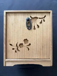 【ヴィンテージ】木箱 アンティークボックス 引き出し付き