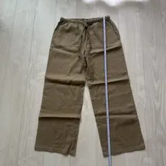 JOURNAL STANDARD ベージュ ワイドパンツ リネン100% 36