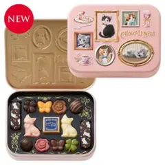 モロゾフ　チョコレート 猫モチーフ缶入り　チョコ13個入りのサムネイル