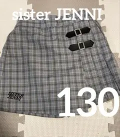 【130】SISTER JENNI チェックプリーツキュロット
