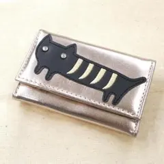 ツモリチサト 三つ折り財布 ピンクゴールド ネコ 付録のサムネイル