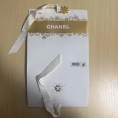 香奈兒禮品袋 白色 金色