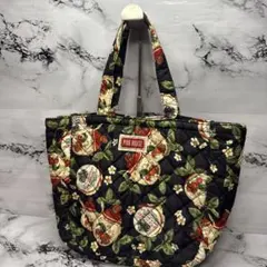 (美品)大人気、ピンクハウス、トートバッグ、花柄、大容量、A-4可、肩がけ可