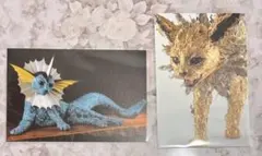 ポケモン工芸展 ポストカード シャワーズ サンダース