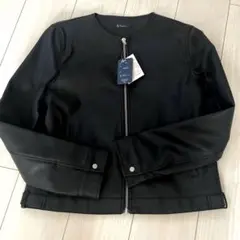 新品合成革ショートジャケット