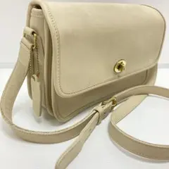 80s Vintage Coach City Bag Putty Leather