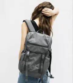 若槻千夏WCJ【撥水】フラップバックパック　ブラック 新品未使用】WCJ 若槻千夏 撥水 リュック バッグパック ブラック