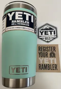 YETI Rambler 20 oz Tumbler シーフォーム新品　未使用品のサムネイル
