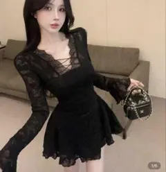 shien キャバクラドレス黒Lサイズ