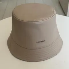 AMATERAS アマテラス レザーバケットハット ベージュ